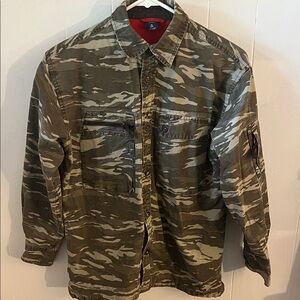 GAP Camouflage Button Down  Jacket